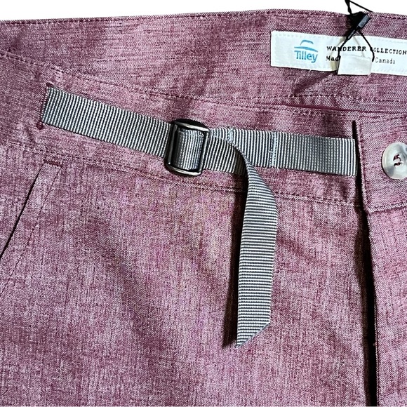 Tilley Wanderer Shorts Brandon Short BLBS1 Red Size 30 - Picture 3 of 15